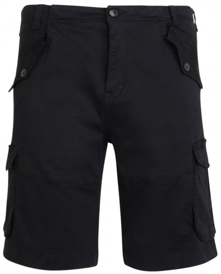 Kam Jeans 320 Cargoshorts Black - Pantaloni scurți - Pantaloni Scurți Mărimi mari Bărbați 
