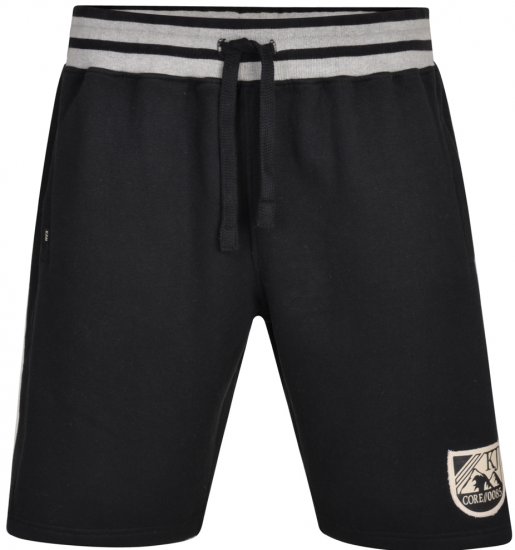 Kam Jeans 327 Jersey Shorts Black - Pantaloni trening - Pantaloni Trening Bărbați Mărimi Mari