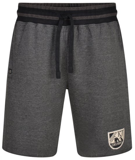 Kam Jeans 327 Jersey Shorts Charcoal - Pantaloni trening - Pantaloni Trening Bărbați Mărimi Mari