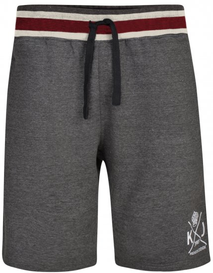 Kam Jeans 328 Jersey Shorts Charcoal - Pantaloni trening - Pantaloni Trening Bărbați Mărimi Mari