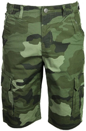 Kam Jeans 330 Cargoshorts Camo - Pantaloni scurți - Pantaloni Scurți Mărimi mari Bărbați 