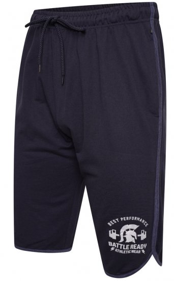 Kam Jeans 3308 Gym Jog Shorts Navy - Haine sport & haine de exterior - Haine Sport & Exterior Bărbați Mărimi Mari
