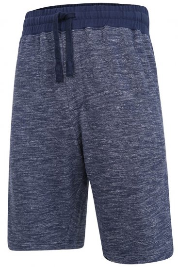 Kam Jeans 331 Melange Jog Shorts Indigo - Pantaloni trening - Pantaloni Trening Bărbați Mărimi Mari