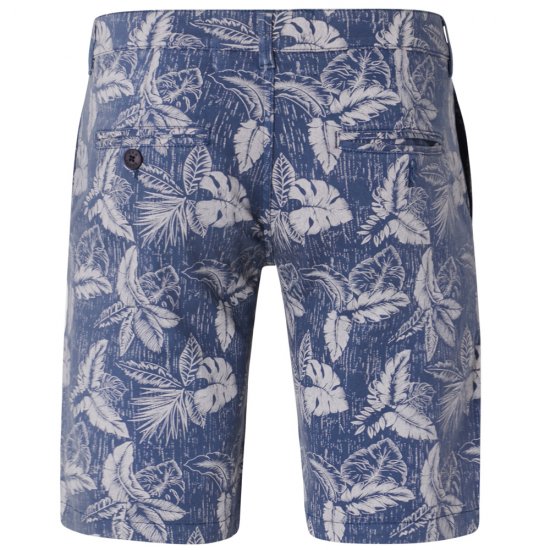 Kam Jeans 340 Dress Shorts Denim Blue - Pantaloni scurți - Pantaloni Scurți Mărimi mari Bărbați 