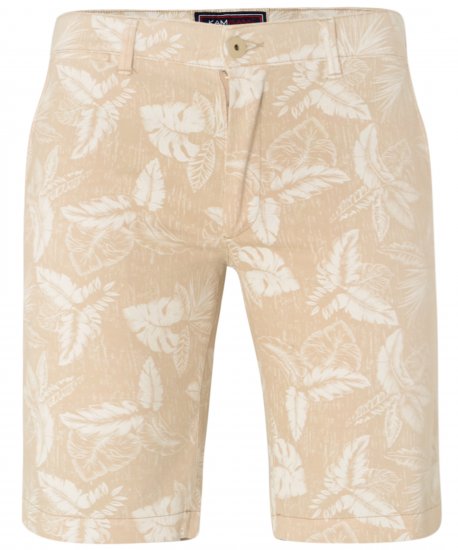 Kam Jeans 340 Dress Shorts Sand - Pantaloni scurți - Pantaloni Scurți Mărimi mari Bărbați 