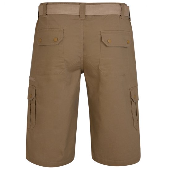 Kam Jeans 343 Cargoshorts Sand - Pantaloni scurți - Pantaloni Scurți Mărimi mari Bărbați 