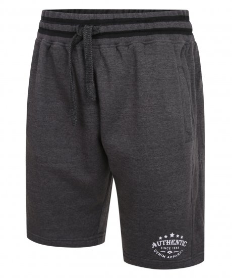 Kam Jeans 345 Authentic Shorts Charcoal - Pantaloni trening - Pantaloni Trening Bărbați Mărimi Mari