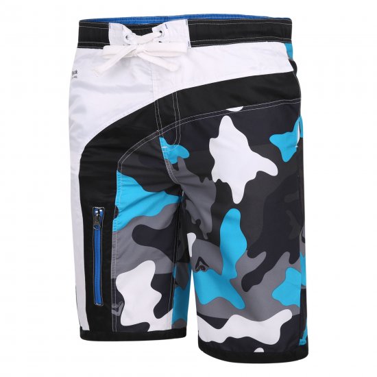 Kam Jeans 348 Camo Swimmers Black - Lenjerie intimă & costum baie - Lenjerie Intimă Bărbați Mărimi Mari