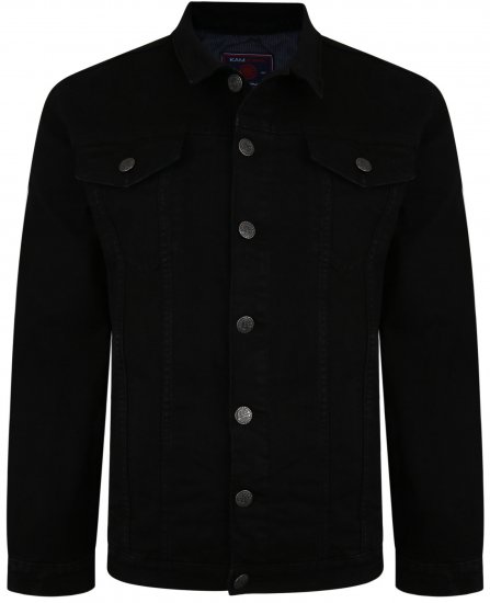 Kam Jeans 405 Western Denim Jacket Black - Geci - Geci Bărbați Mărimi Mari