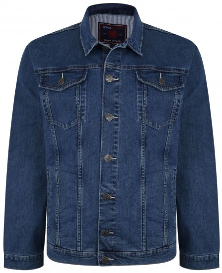 Kam Jeans 405 Western Denim Jacket Stonewash - Geci - Geci Bărbați Mărimi Mari