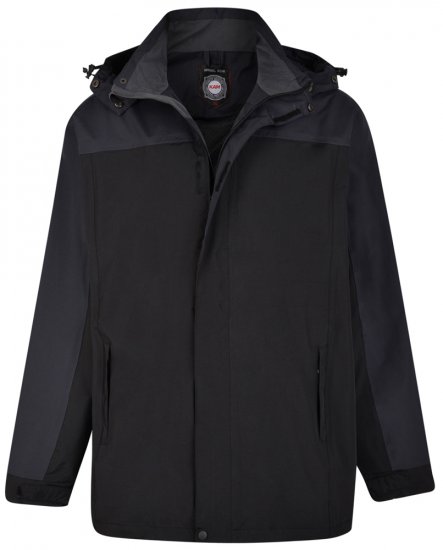 Kam Jeans 439 Softshell Jacket Black - Geci - Geci Bărbați Mărimi Mari