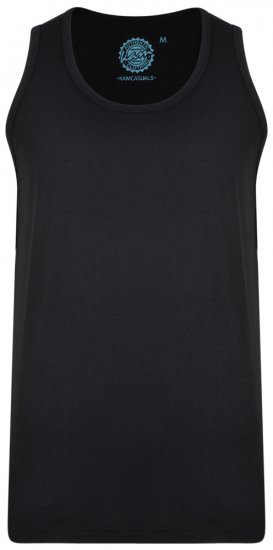 Kam Jeans 500 Tank Top Black - Tricouri - Tricouri Bărbați Mărimi Mari