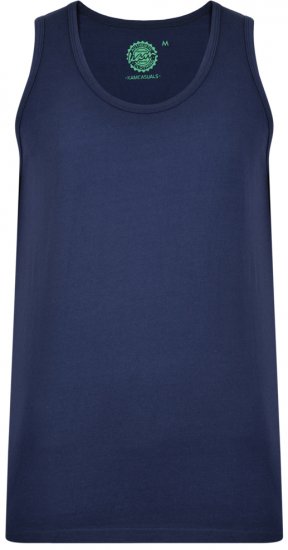 Kam Jeans 500 Tank Top Navy - Tricouri - Tricouri Bărbați Mărimi Mari