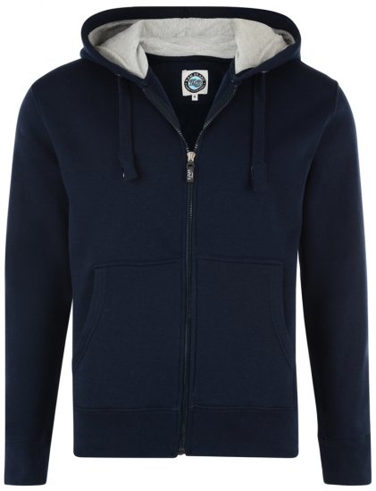 Kam Jeans Hoodie Navy TALL SIZES - ÎMBRĂCĂMINTE BĂRBAȚI MT-6XLT - Tall dimensiuni bărbați