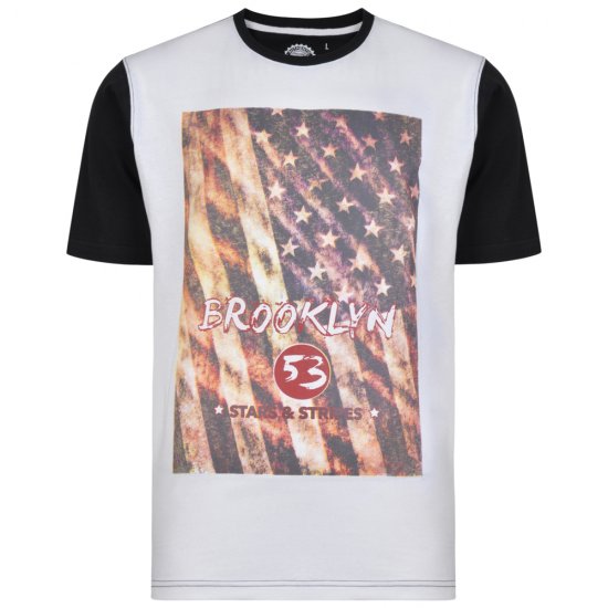 Kam Jeans 5259 T-shirt - Tricouri - Tricouri Bărbați Mărimi Mari