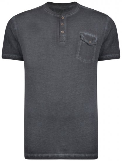 Kam Jeans 5262 T-shirt Black - Tricouri - Tricouri Bărbați Mărimi Mari