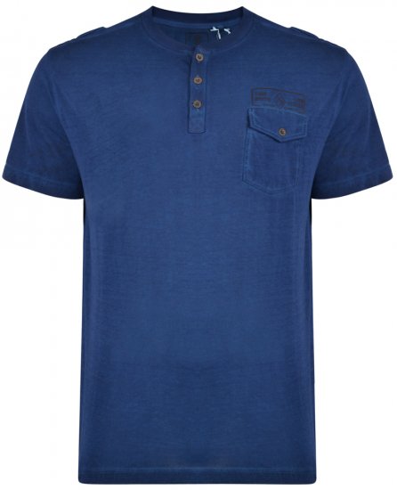 Kam Jeans 5262 T-shirt Denim - Tricouri - Tricouri Bărbați Mărimi Mari