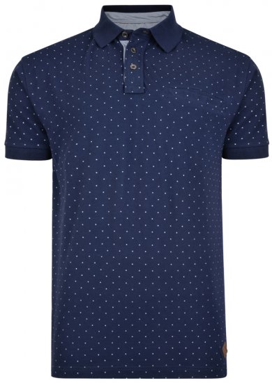 Kam Jeans 5271 Polo Navy - Tricouri polo - Tricouri Polo Bărbați Mărimi Mari