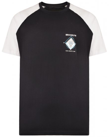 Kam Jeans 5304 T-shirt Navy - Tricouri - Tricouri Bărbați Mărimi Mari
