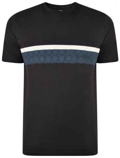 Kam Jeans 5307 T-shirt Navy - Tricouri - Tricouri Bărbați Mărimi Mari