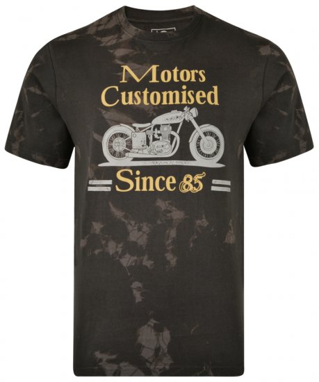 Kam Jeans 5309 T-shirt Navy - Tricouri - Tricouri Bărbați Mărimi Mari