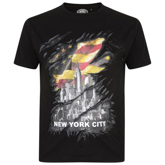 Kam Jeans 5312 T-shirt 2-pack - Tricouri - Tricouri Bărbați Mărimi Mari