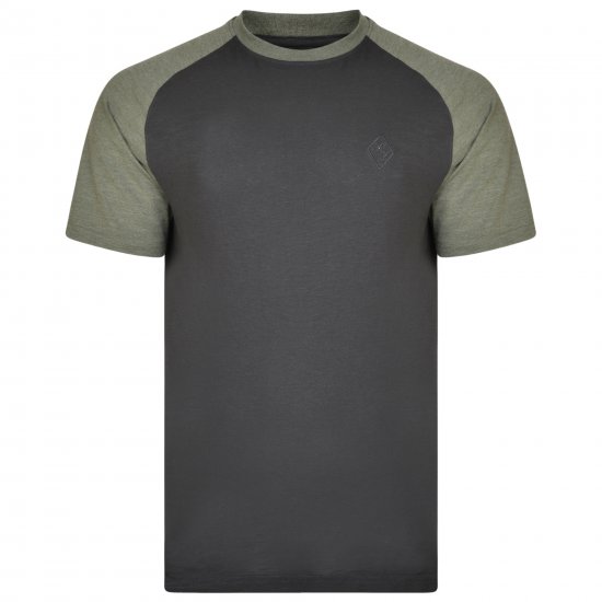 Kam Jeans 5314 Twin pack T-shirts Black/Navy - Tricouri - Tricouri Bărbați Mărimi Mari