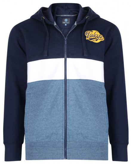 Kam Jeans 7002 Hoodie Denim - Pulovere & hanorace - Pulovere & Hanorace Bărbați Mărimi Mari