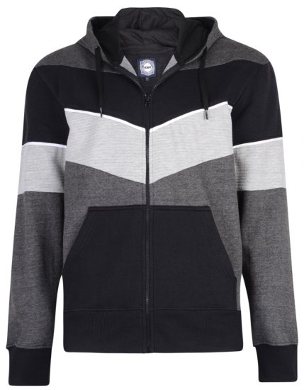 Kam Jeans 7004 Charcoal - Pulovere & hanorace - Pulovere & Hanorace Bărbați Mărimi Mari