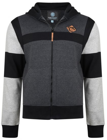 Kam Jeans 702 Cut and Sew Hoodie Charcoal - Pulovere & hanorace - Pulovere & Hanorace Bărbați Mărimi Mari