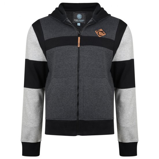 Kam Jeans 702 Cut and Sew Hoodie Charcoal - Pulovere & hanorace - Pulovere & Hanorace Bărbați Mărimi Mari