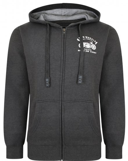 Kam Jeans 7043 Full Throttle Hoodie - Pulovere & hanorace - Pulovere & Hanorace Bărbați Mărimi Mari