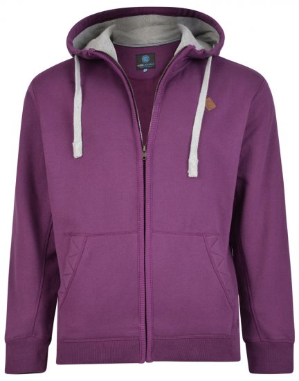 Kam Jeans 717 Hoodie Purple - Pulovere & hanorace - Pulovere & Hanorace Bărbați Mărimi Mari