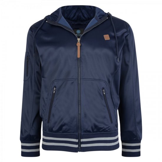 Kam Jeans 799 Tricot Hoody Navy - Pulovere & hanorace - Pulovere & Hanorace Bărbați Mărimi Mari