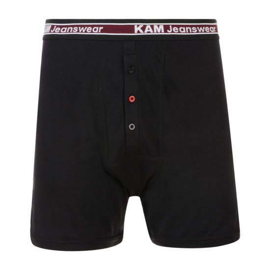 Kam Jeans Boxershorts Black, Grey, Navy 3-Pack - Lenjerie intimă & costum baie - Lenjerie Intimă Bărbați Mărimi Mari