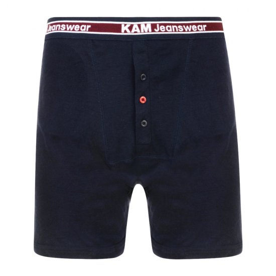 Kam Jeans Boxershorts Black, Grey, Navy 3-Pack - Lenjerie intimă & costum baie - Lenjerie Intimă Bărbați Mărimi Mari