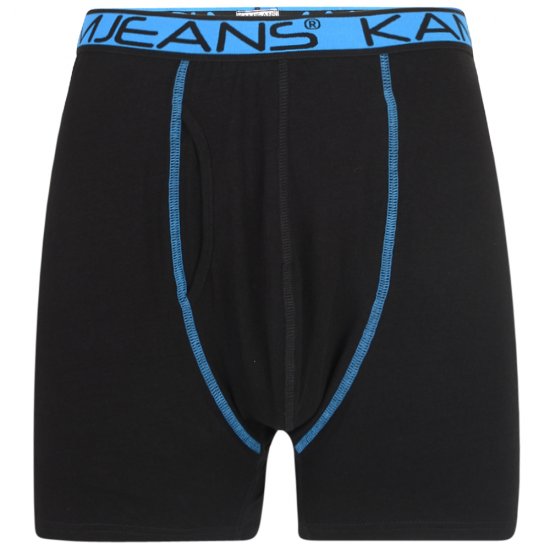 Kam Jeans Boxershorts Black and Navy 2-Pack - Lenjerie intimă & costum baie - Lenjerie Intimă Bărbați Mărimi Mari