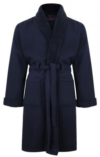 Kam Jeans 878 Sherpa Lined Dressing Robe - Lenjerie intimă & costum baie - Lenjerie Intimă Bărbați Mărimi Mari