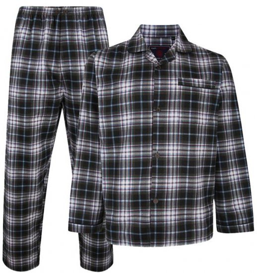 Kam Jeans 880 Flannel Pyjama Set - Lenjerie intimă & costum baie - Lenjerie Intimă Bărbați Mărimi Mari