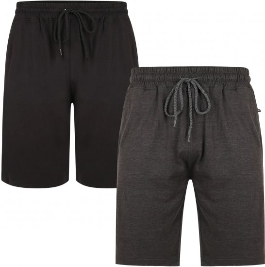Kam Jeans 885 Jersey Shorts Twin Pack - Pantaloni trening - Pantaloni Trening Bărbați Mărimi Mari