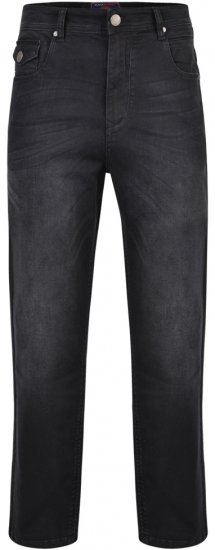 Kam Jeans Alonso Black Used - Blugi & pantaloni - Blugi & Pantaloni Bărbați Mărimi Mari