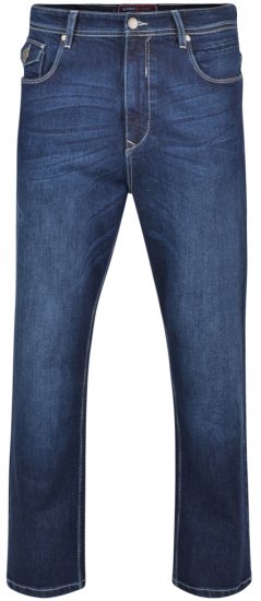 Kam Jeans Alonso Blue Mid Used - Blugi & pantaloni - Blugi & Pantaloni Bărbați Mărimi Mari