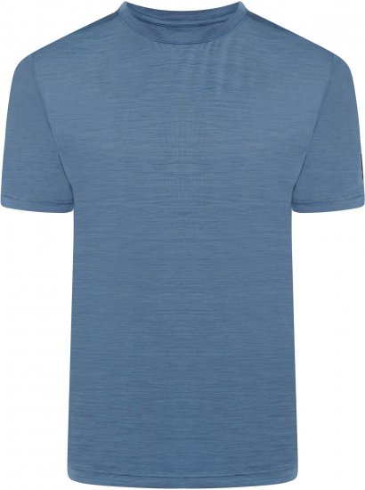 Kam Jeans AP001 XT Active Performance Marl Tee Royal Blue - Tricouri - Tricouri Bărbați Mărimi Mari