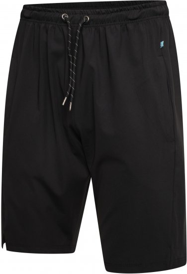 Kam Jeans AP004 Active Performance Shorts Black - Pantaloni scurți - Pantaloni Scurți Mărimi mari Bărbați 