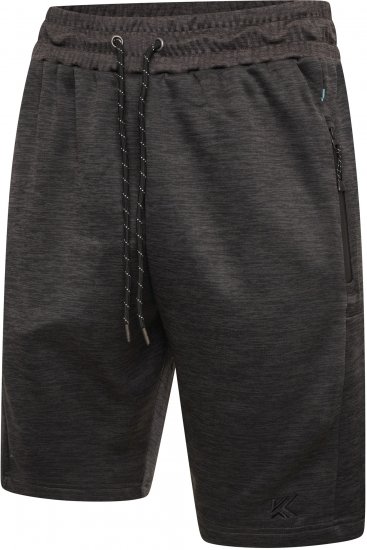 Kam Jeans AP005 Active Performance Marl Shorts Charcoal - Pantaloni trening - Pantaloni Trening Bărbați Mărimi Mari