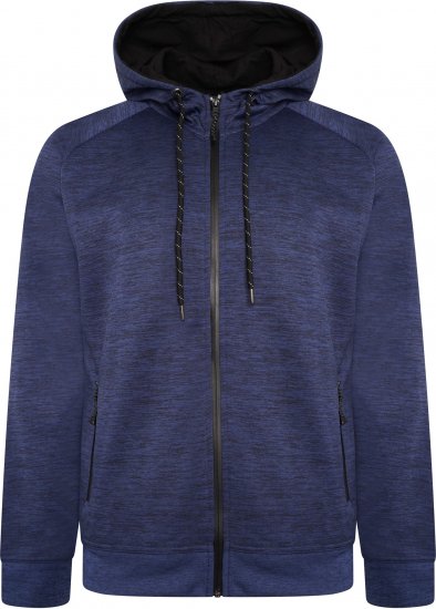 Kam Jeans AP008 Active Performance Hoodie Indigo - Pulovere & hanorace - Pulovere & Hanorace Bărbați Mărimi Mari
