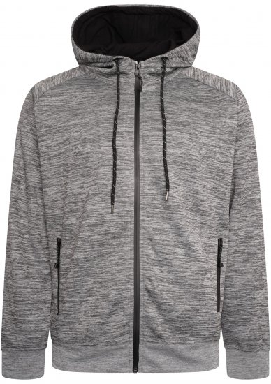 Kam Jeans KBS AP008 Active Performance Hoody Grey - Pulovere & hanorace - Pulovere & Hanorace Bărbați Mărimi Mari