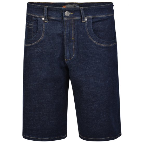 Kam Jeans Benjamin Shorts Indigo - Pantaloni scurți - Pantaloni Scurți Mărimi mari Bărbați 