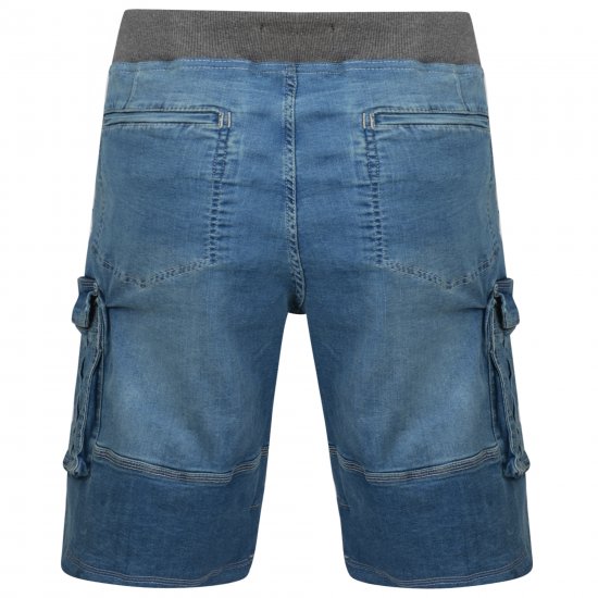 Kam Jeans Dito Denim Shorts Light Used - Pantaloni scurți - Pantaloni Scurți Mărimi mari Bărbați 