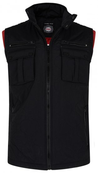 Kam Jeans KV73 Vest Black - Geci - Geci Bărbați Mărimi Mari